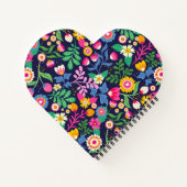 Exotic Hand Painted Floral Pattern-48330 Notizblock (Rückseite)