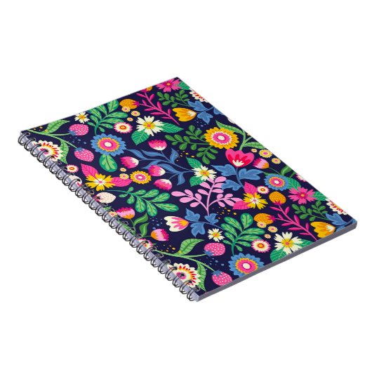 Exotic Hand Painted Floral Pattern-48330 Notizblock (Rechte Seite)