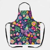 Exotic Hand Painted Floral Pattern-48330 Schürze (Vorderseite)