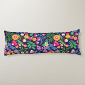 Exotic Hand Painted Floral Pattern-48330 Seitenschläferkissen (Rückseite)