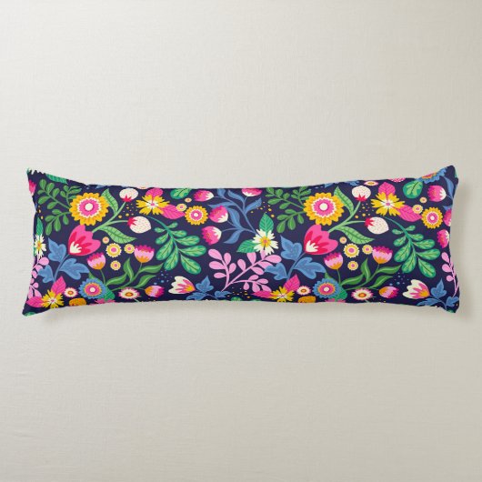 Exotic Hand Painted Floral Pattern-48330 Seitenschläferkissen (Vorderseite)