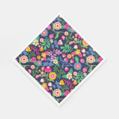 Exotic Hand Painted Floral Pattern-48330 Serviette (Ecke)