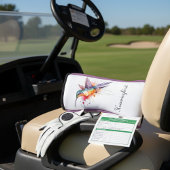 Exotic hummingbird in flight Golf Head Cover Headcover