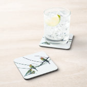 Exotic Indian kerala Bee-Eater Birds on Branch Getränkeuntersetzer (Rechte Seite)