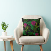 Exotic jungle night orchids pattern kissen (Stuhl )