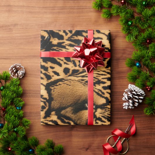 Exotic King Cheatah Geschenkpapier (Feiertagsgeschenk)