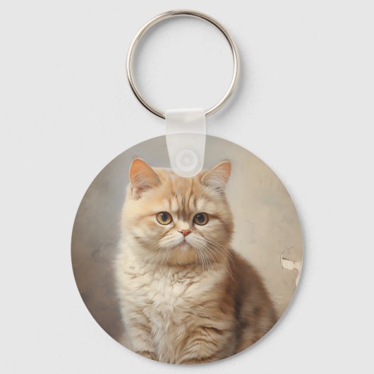 Exotic Kurzhaarkatze Schlüsselanhänger (Vorderseite)