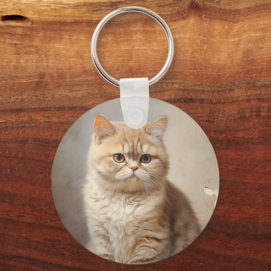 Exotic Kurzhaarkatze Schlüsselanhänger (Vorderseite)