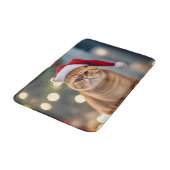 Exotic Kurzweihnachtsfest Badematte (Schrägansicht)