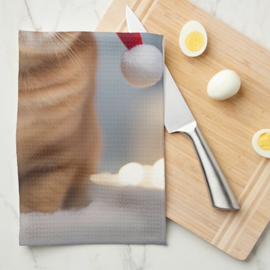 Exotic Kurzweihnachtsfest Geschirrtuch (Viertel Falte)