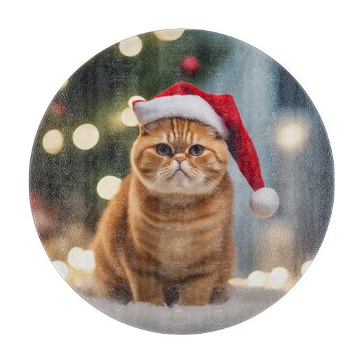 Exotic Kurzweihnachtsfest Schneidebrett (Vorderseite)