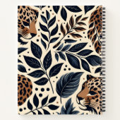 Exotic Leopard-MusterNotebook Notizblock (Rückseite)