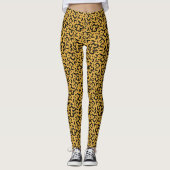 Exotic Leopard Safari Print Leggings (Vorderseite)