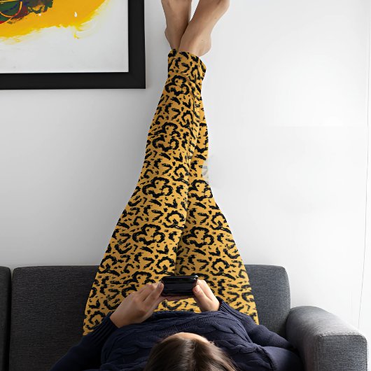 Exotic Leopard Safari Print Leggings