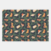 Exotic Leopard Spots Tierfarben Haut Erde Geschenkpapier Set (Vorderseite 2)