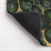 Exotic Lily Blätter Muster Mousepad (Ecke)