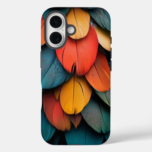Exotic Macaw Feaather Phone Case (Rückseite)