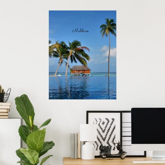 Exotic Maldives Poster (Heimbüro)