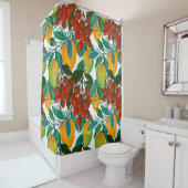 Exotic Mango: Sommer nahtlos Duschvorhang (Beispiel)