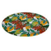 Exotic Mango: Sommer nahtlos Schneidebrett (Ecke)