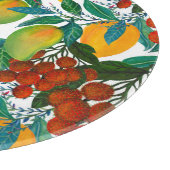 Exotic Mango: Sommer nahtlos Schneidebrett (Ecke)