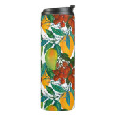 Exotic Mango: Sommer nahtlos Thermosbecher (Nach links gedreht)