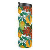 Exotic Mango: Sommer nahtlos Thermosbecher (Nach rechts gedreht)