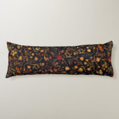 Exotic Mitternachtsblumengarten Seitenschläferkissen (Vorderseite)