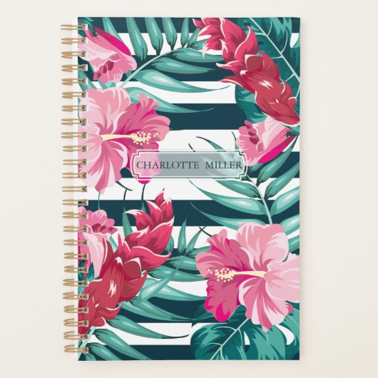 Exotic Monogram Summer Floral strichen Planer (Vorderseite)