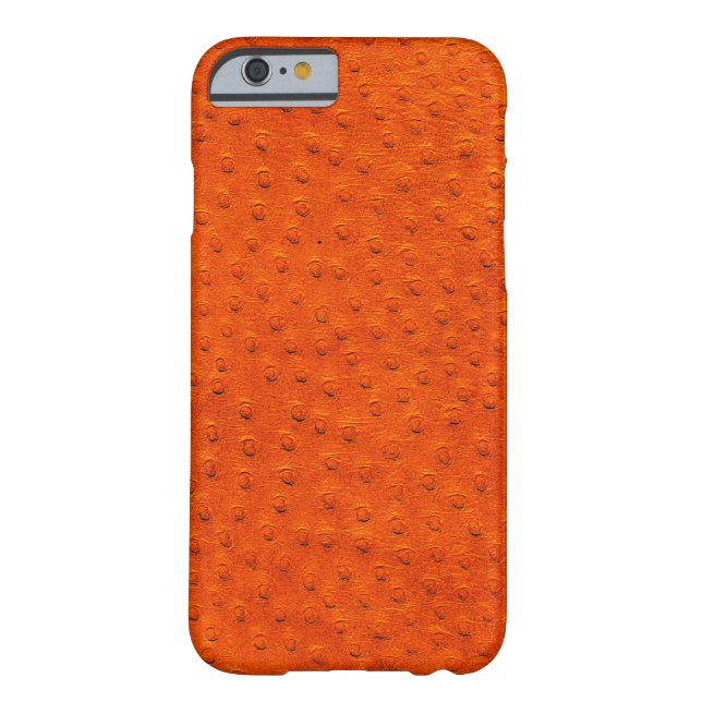 Exotic Orange Straußenleder iPhone 6 Fall Case-Mate iPhone Hülle (Rückseite)