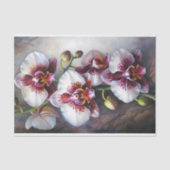 Exotic Orchid Art Decoupage Seidenpapier (Vorderseite)