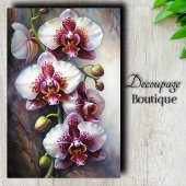 Exotic Orchid Art Decoupage Seidenpapier
