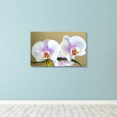 Exotic Orchid Fotografie über Leinwand Art (Insitu (Holzboden))