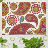 Exotic Paisley Kitchtuch Geschirrtuch (Gefaltet)