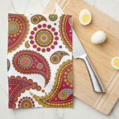 Exotic Paisley Kitchtuch Geschirrtuch (Viertel Falte)