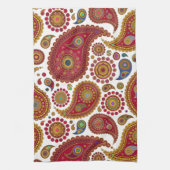 Exotic Paisley Kitchtuch Geschirrtuch (Vertikal)