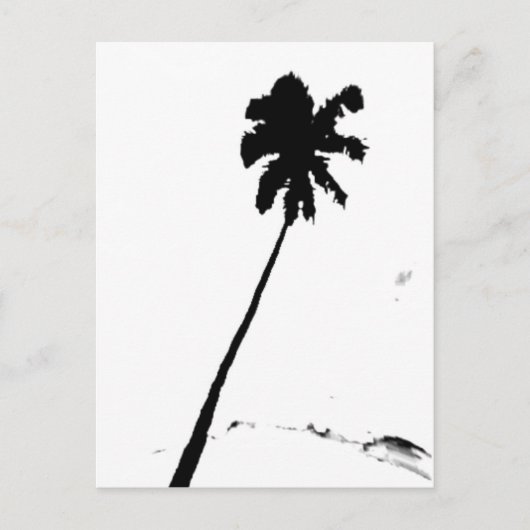 Exotic Palm Tree Postkarte (Vorderseite)