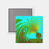 Exotic Palms Magnet (Vorderseite/Rückseite)