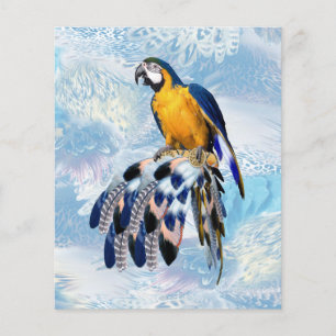 Exotic-Papagei Blautonfedern