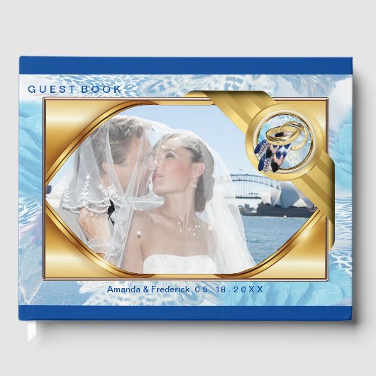 Exotic-Parrot-Bläserfeder Gästebuch (Vorderseite)