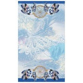 Exotic-Parrot-Blue-Tönfedern Tischdecke (Vorderseite)