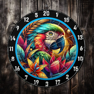 Exotic Parrot Dartboard für dynamische Räume Dartscheibe