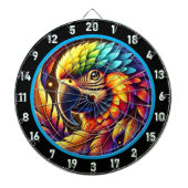 Exotic Parrot Dartboard für fette Dekoration Dartscheibe (vorne)