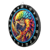 Exotic Parrot Dartboard für fette Dekoration Dartscheibe (Vorderseite rechts)