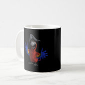 Exotic Parrot Pirate Bird Kaffeetasse (Vorderseite Links)