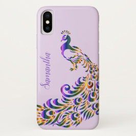 Exotic Peacock iPhone X Fall Case-Mate iPhone Hülle