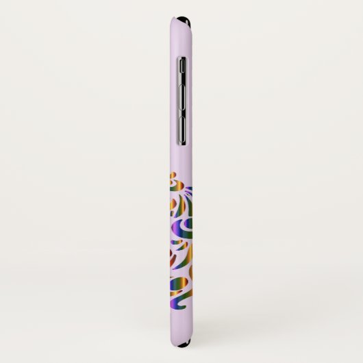 Exotic Peacock iPhone X Fall Case-Mate iPhone Hülle (Hinten/Links)