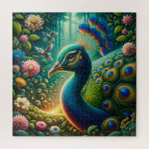 Exotic Peacock Rainforest Majestät Design
