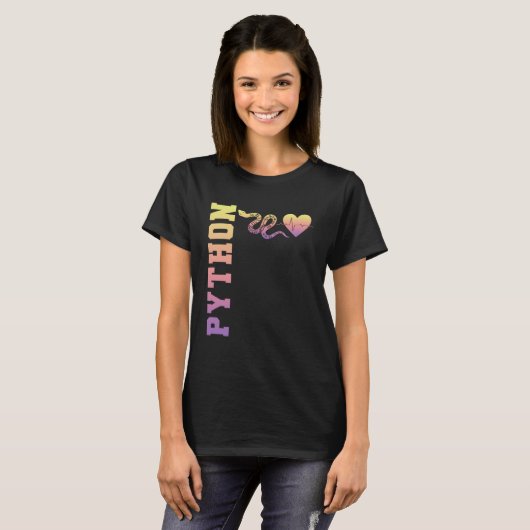 Exotic Pet Snake Reptile Ball Python Python T-Shirt (Vorne ganz)