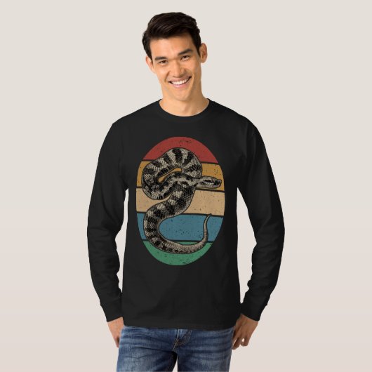 Exotic Pet Snake Reptile Ball Python Snake T-Shirt (Vorne ganz)